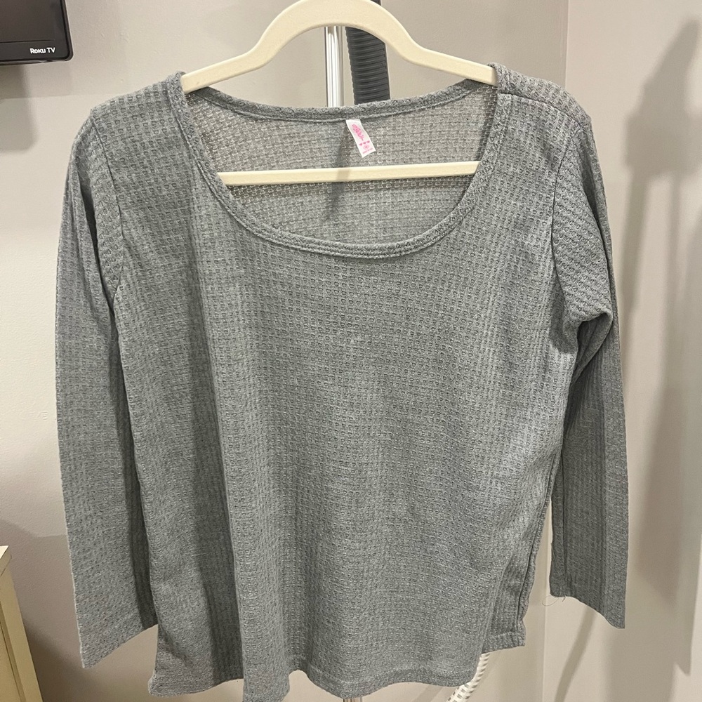 Gray Women's Top